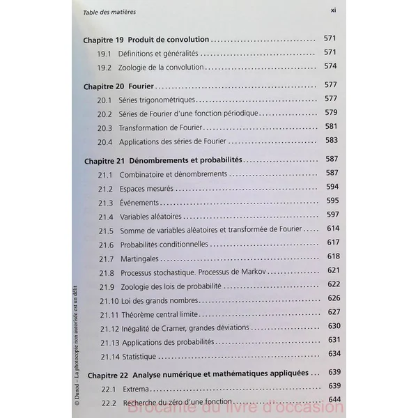 Les maths pour l'agreg