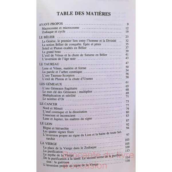 Les Mysteres Du Zodiaque-
