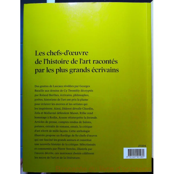 Les plus beaux textes de l'histoire de l'art-