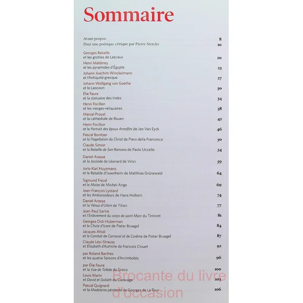 Les plus beaux textes de l'histoire de l'art-