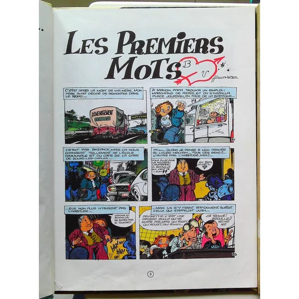 Les premiers mots