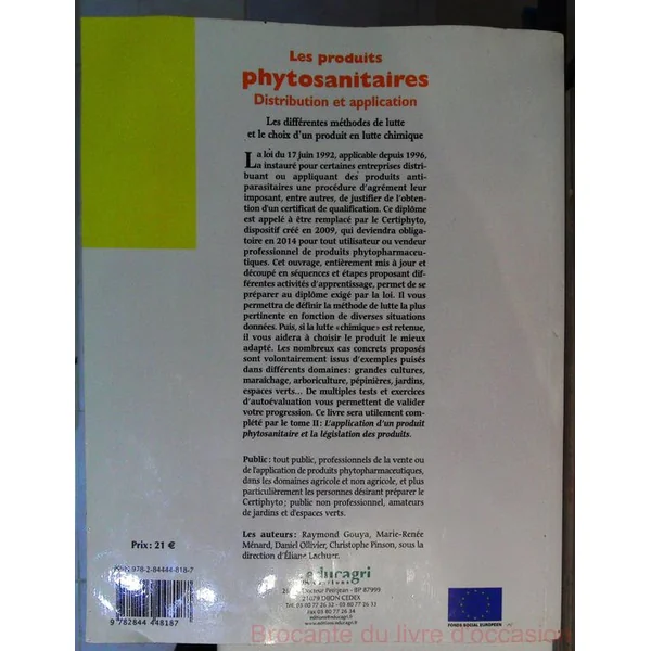 Les produits phytosanitaires