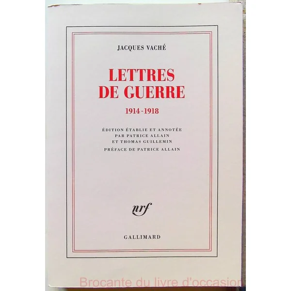 Lettres de guerre (1914-1918)