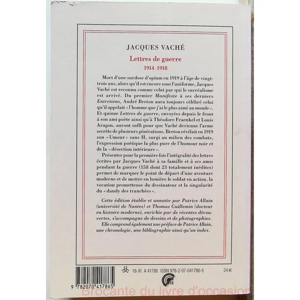 Lettres de guerre (1914-1918)