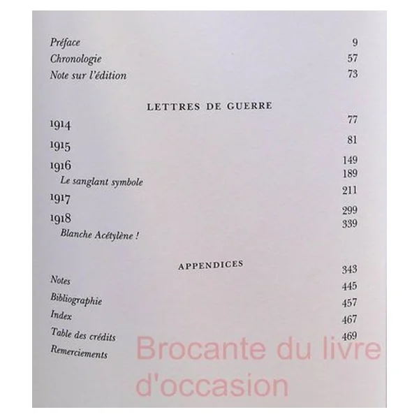 Lettres de guerre (1914-1918)