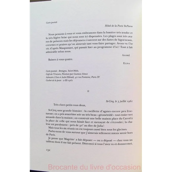 Lettres à Aube (1938-1966)