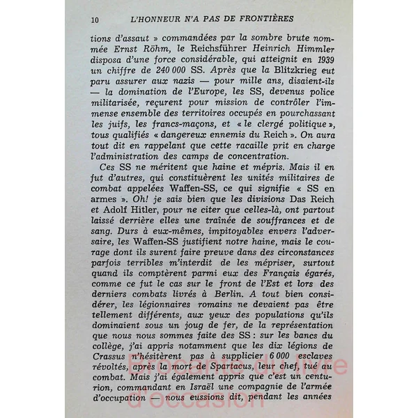 L'honneur n'a pas de frontières avec épées et diamants