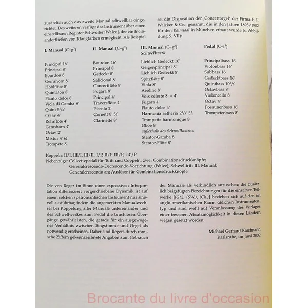 Lieder f"ur Singstimme und Orgel Max Reger Partition-