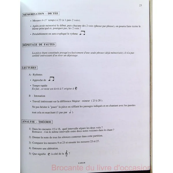 Lire entendre analyser volume 1 professeur (Partition)