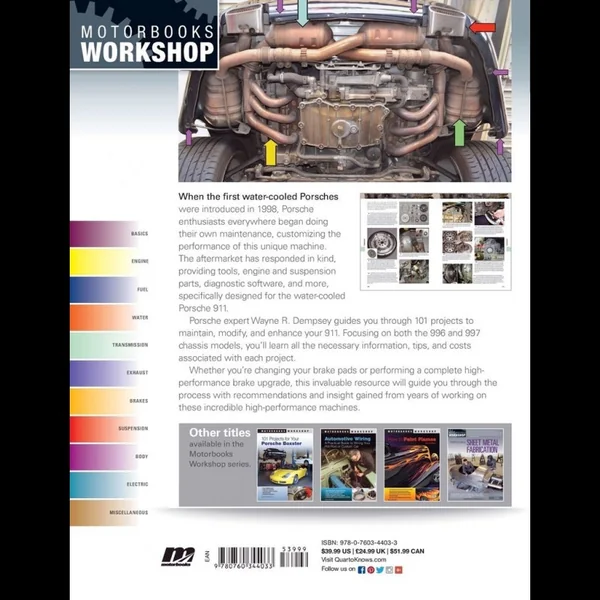Livre 101 Projects for Your Porsche 911 - 996 and 997 1998-2008