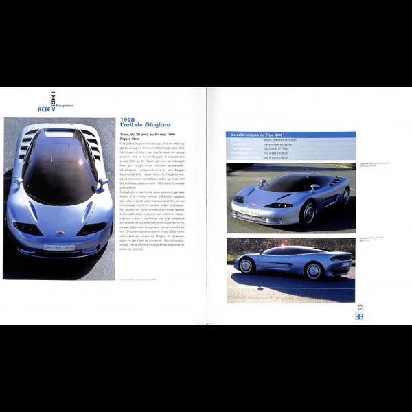Livre Bugatti Journal d'une saga - Serge Bellu