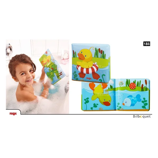 Livre de bain Canard baigneur - Jeu d'eau