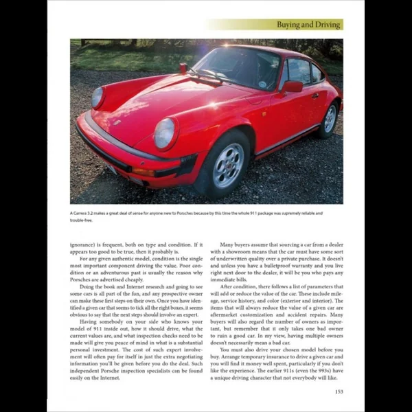 Livre Original Porsche 911 - 1964-1998