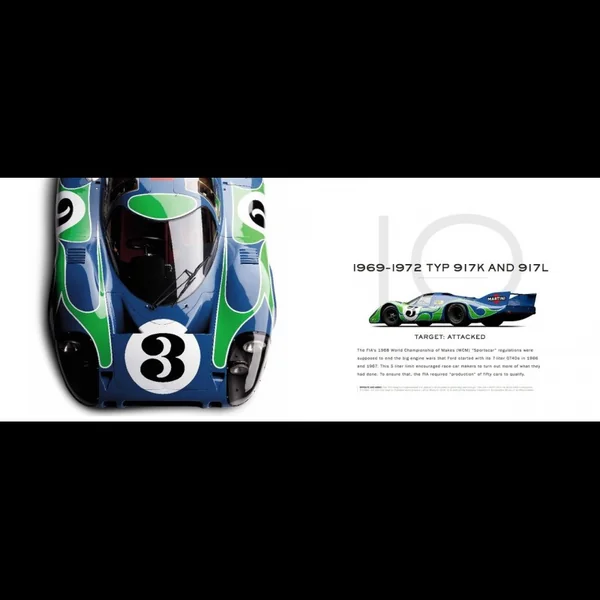 Livre Porsche 70 Years - There is No Substitute