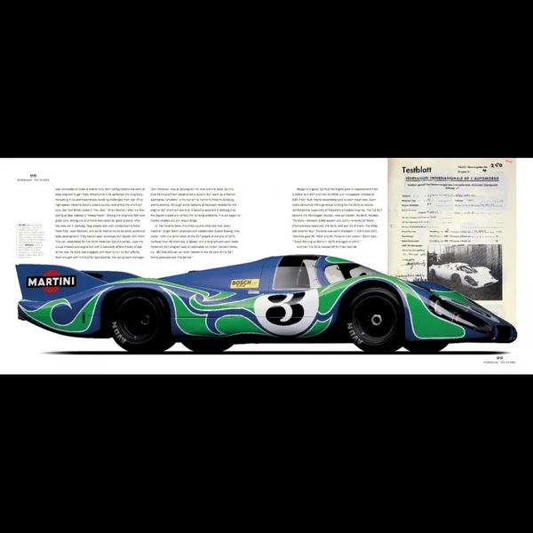 Livre Porsche 70 Years - There is No Substitute