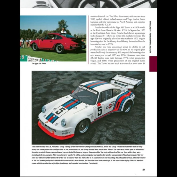 Livre Porsche 911 Performance Handbook - 1963-1998