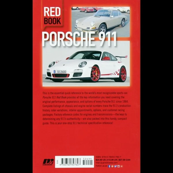 Livre Porsche 911 - Red Book