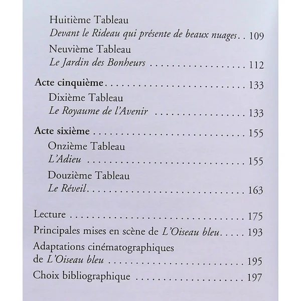 L'oiseau bleu-