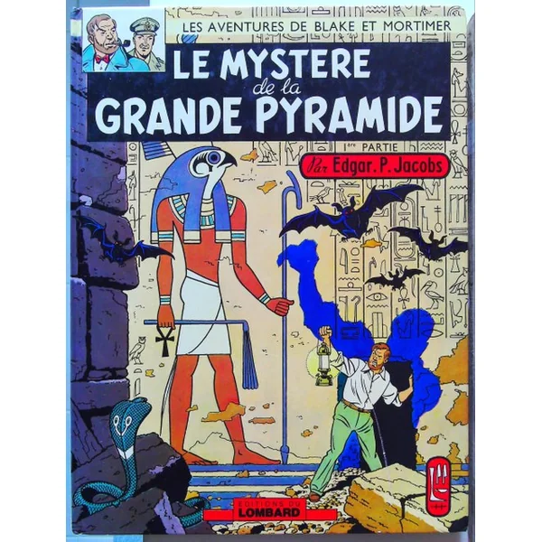 Lot 2 BD Le mystère de la grande pyramide Blake et Mortimer