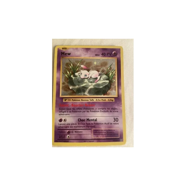 Lot de 2 mew carte pokemon