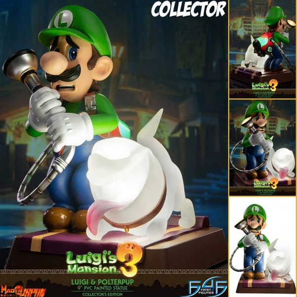 LUIGI'S MANSION 3 Statuette Luigi Version Collector F4F