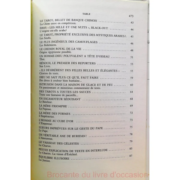 L'univers inconnu du tarot