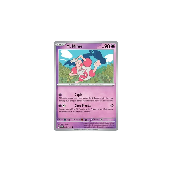 M. Mime - Reverse 58/159 - Ecarlate et Violet 9 Aventures Ensemble