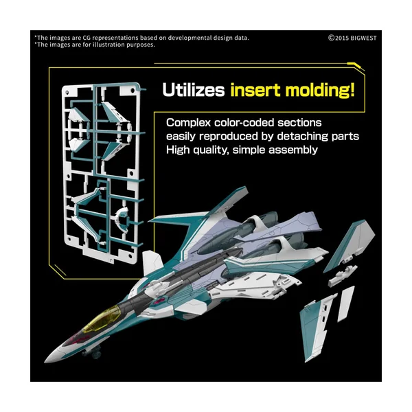 MACROSS - HG 1/100 VF-31S Siegfried (Arad Moders Use) - Model Kit
