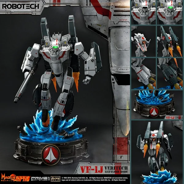 MACROSS ROBOTECH Statue VF-1J Officer's Veritech Battloid Mode Prime 1 Studio