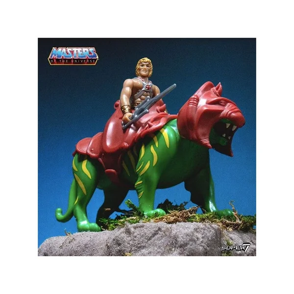 MAITRES DE L'UNIVERS Coffret He-Man & Battlecat ReAction Super7