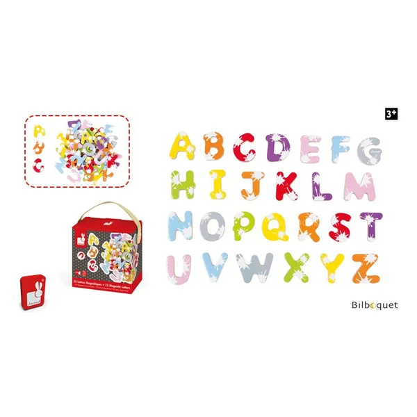 Mallette de 52 Lettres magnétiques Splash
