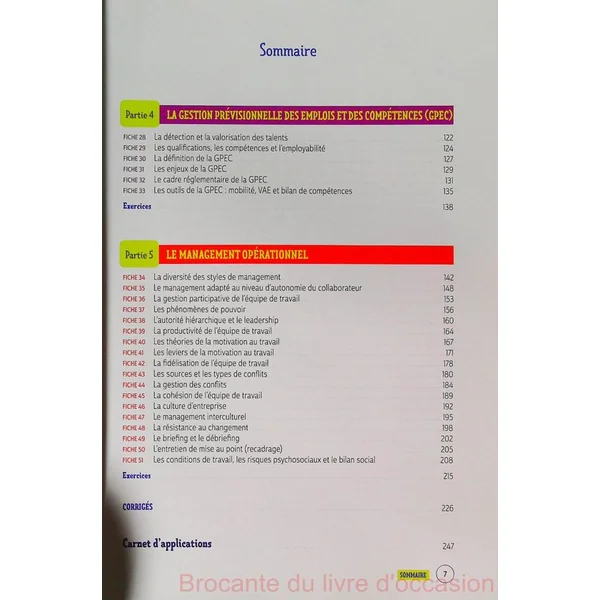 Management de l'hotellerie-restauration - Révision et entrainement