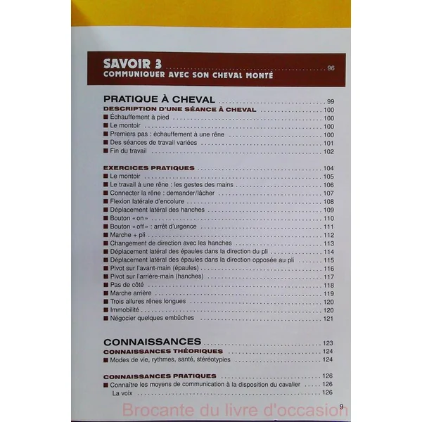 Manuel d'équitation éthologique - Savoirs 1, 2, 3, 4, 5