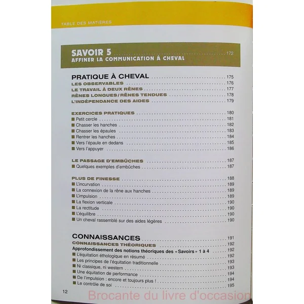 Manuel d'équitation éthologique - Savoirs 1, 2, 3, 4, 5
