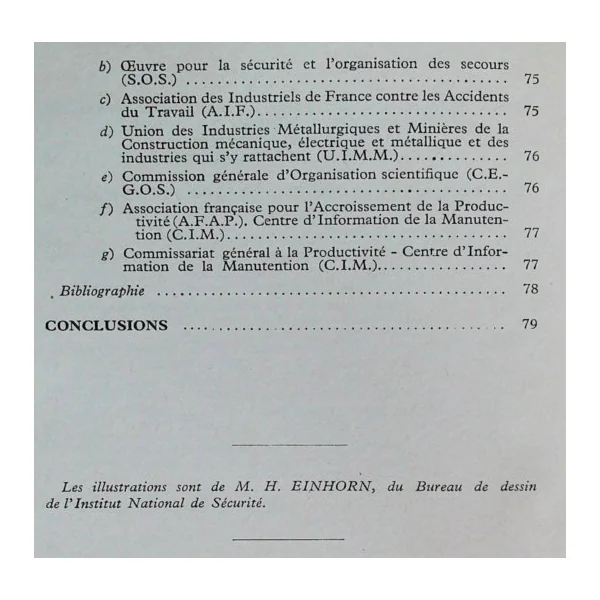 Manutention et circulation intérieure