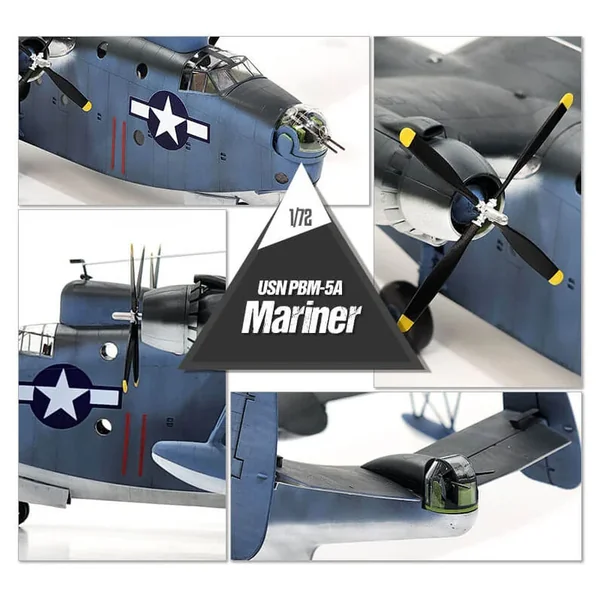 Maquette d’avion en plastique USN PBM-5A Mariner 1:72