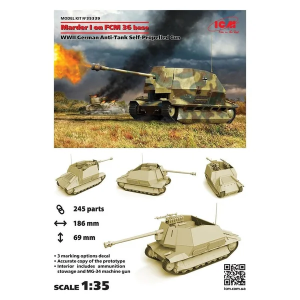 Marder I sur socle FCM 36