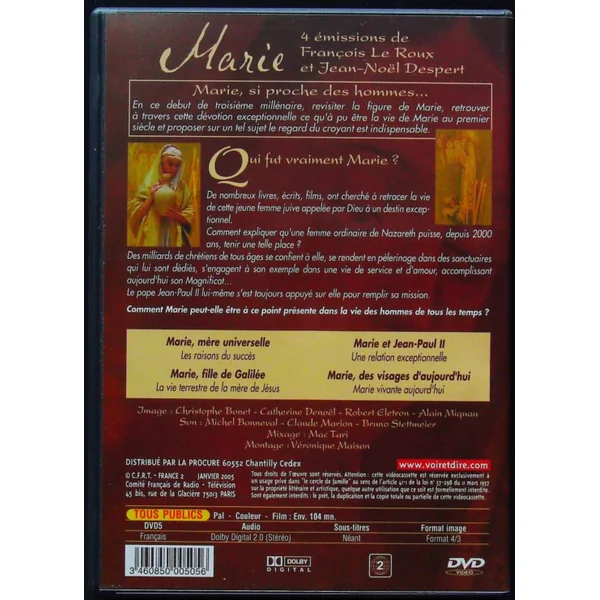 Marie, Si Proche des Hommes 1 DVD