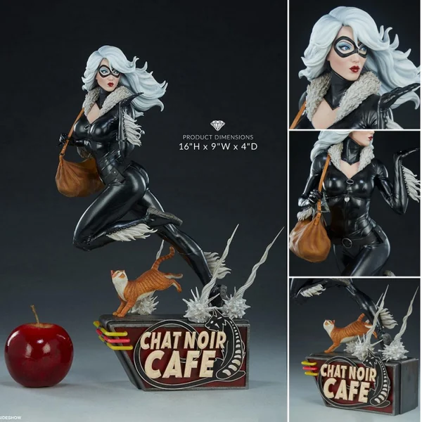 MARVEL COMICS Statue Black Cat Mark Brooks Sideshow