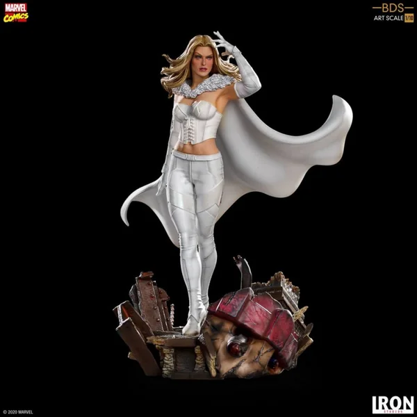 MARVEL COMICS Statue Emma Frost BDS Art Scale Iron Studios