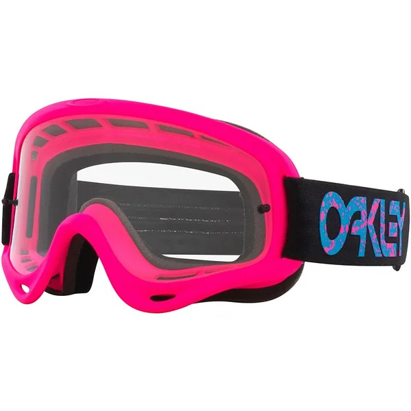 Masque cross O FRAME® MX PINK SPLATTER CLEAR
