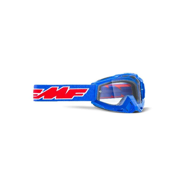 Masque cross POWERBOMB OTG Rocket Blue - Ecran Transparent