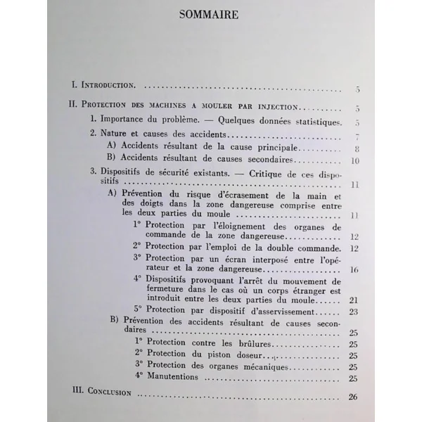 Matières plastiques-Hygiène et sécurité