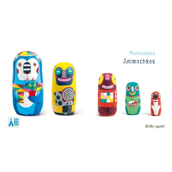 Matriochkas Animachkas - Poupées russes décoratives