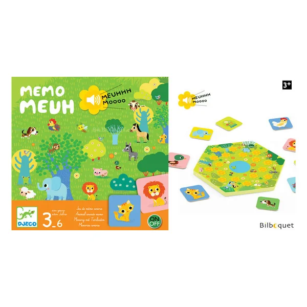Memo Meuh - Jeu de mémo sonore