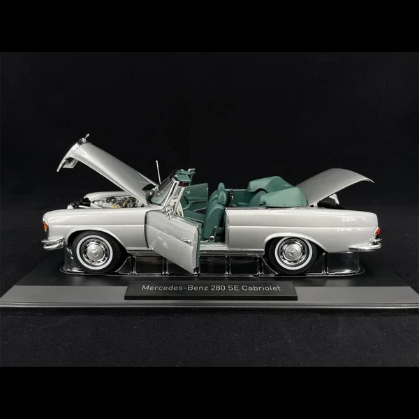 Mercedes-Benz 280 SE Cabriolet 1969 Gris Métallisé 1/18 Norev 183761