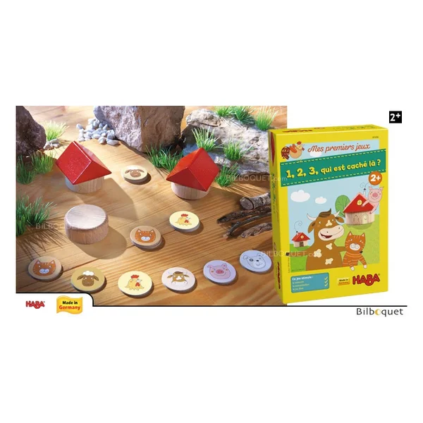 Mes premiers jeux - 1, 2, 3, qui est caché là ?