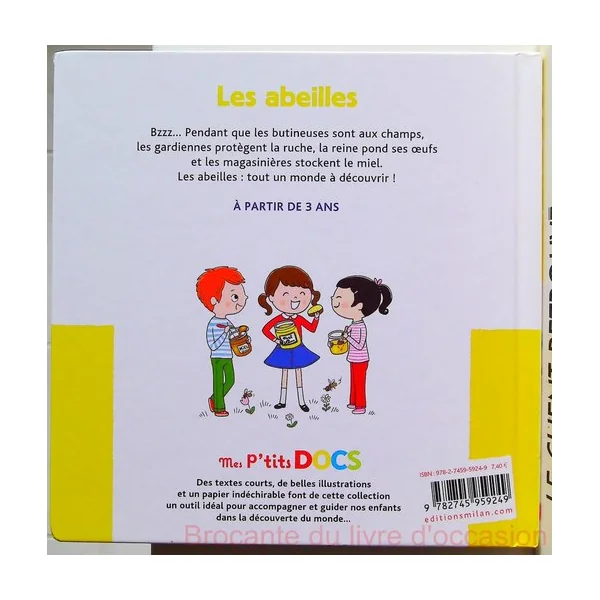 Mes p'>tits docs Lot de 3 livres- titres en description