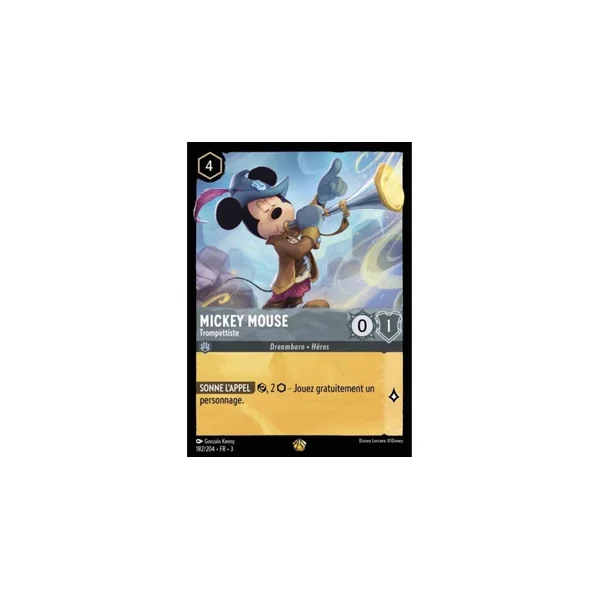 Mickey Mouse, Trompettiste - 182/204 - ITI - Les Terres d'Encres - Légendaire - Français
