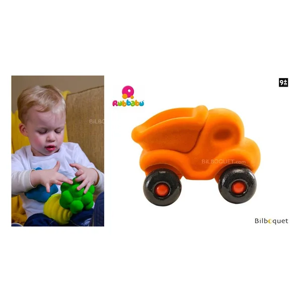 Micro véhicule - Benne orange - Rubbabu